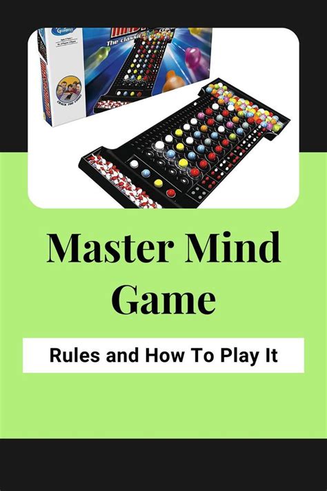 mastermind game|Mastermind Game: Rules and How to Play It .